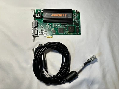 AudioScience ASI5211 Broadcast Balanced Analog/AES Sound Card & CBL 1003 Cable - Image 1 of 4