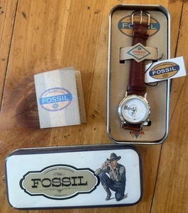 Sammlerstück Hard Rock - Stockholm Fossil Armbanduhr mit Etui - Bild 1 von 3