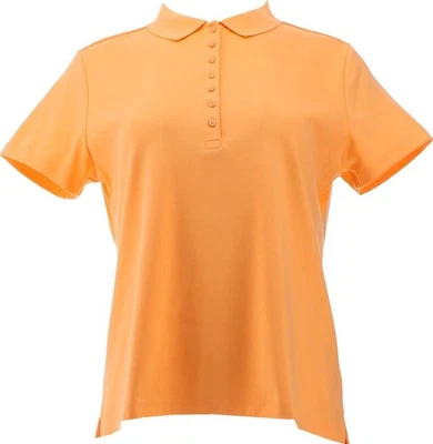 Polo Lands' End manga corta naranja suave PM NUEVO SIN ETIQUETAS (1085) Foto 1 de 4