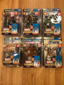 Juego completo de 6 figuras de acción Toybiz Marvel Legends Apocalypse Series BAF 2005 - Imagen 1 de 21