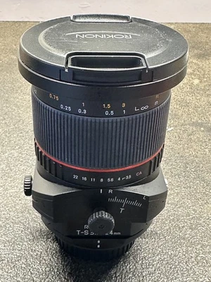 Rokinon 24mm F3.5 Full Frame Tilt Shift Lens (Canon EF) - Image 1 of 4