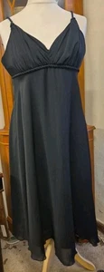 Women’s Wallis Lined Black Strappy Dress Size 14 - Picture 1 of 10