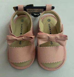 New Lucky Brand Sky Blush Shoes size 4 Ages 9-12 Months - Picture 1 of 14