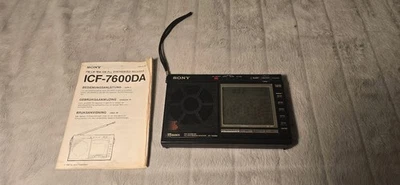 Sony ICF-7600DA Weltempfänger + Tasche +BA für Bastler Ersatzteilspender E002-17 - Bild 1 von 4