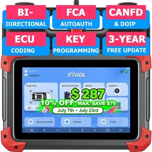 XTOOL D7 Full System Bidirectional Scanner ECU Coding Tool 36+ Services AUTO VIN - Foto 1 di 15