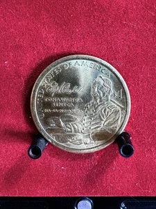 2022 D Native American Ely S. Parker $1 One Dollar Coin AU - circulated - Picture 1 of 2