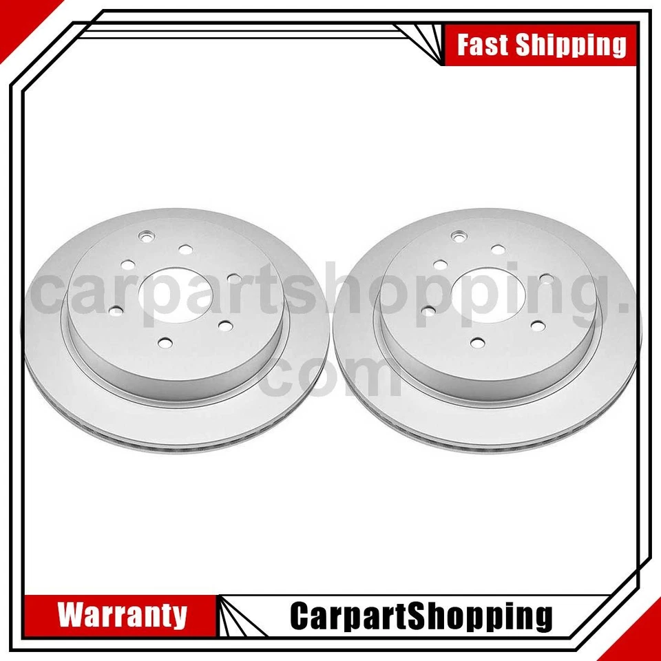 2 rotores de freno traseros para Infiniti QX56 2011 2012 2013 Foto 1 de 2