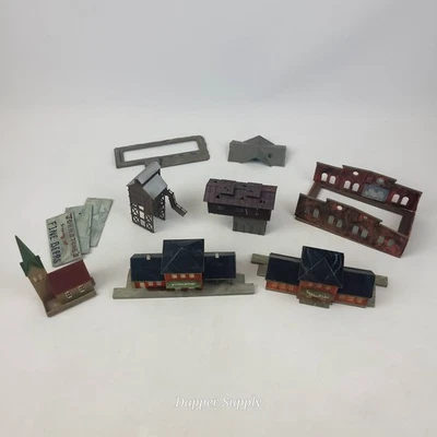 Vintage N Scale Train Building Lot Pola Heljan Kitbash Church Factory Parts - Image 1 of 4