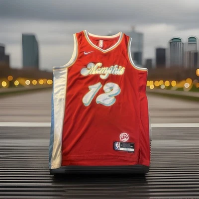 Ja Morant Memphis Grizzlies City Edition #12 Nike Sz M - Image 1 of 4