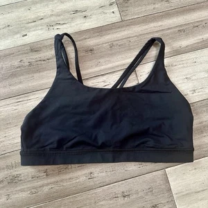 Sujetador deportivo Lululemon Longline Energy negro para mujer talla 12 entrecruzado negro - Imagen 1 de 5