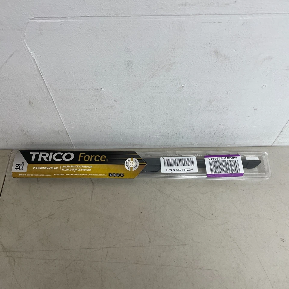 TRICO Force 25-190 Wiper Blade 19" Fits Toyota Honda Ford VW Chevy Dodge BMW - Image 1 of 4
