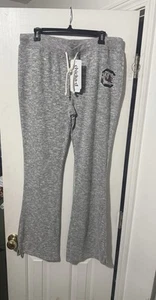 Chicha-d Women’s Comfy Flare Gray Pants Gamecocks League X-Large, NWT - Picture 1 of 5