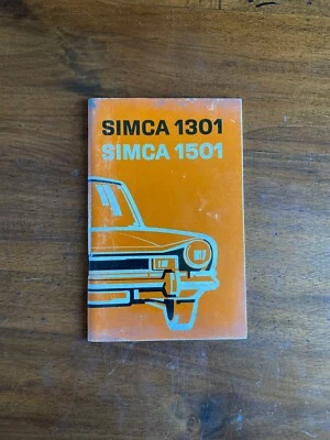 Uso e Manutenzione - Chrysler France Simca 1301 - 1501 - Immagine 1 di 4