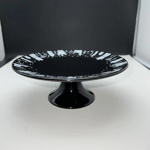 Sur La Table Black / White Halloween Haunted House Cake or Cupcake Stand - Picture 1 of 11