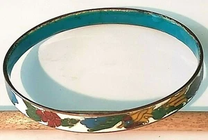 Vintage Cloisonne Armreif Firebirds 1/4" x 2 1/2" ID - Bild 1 von 1