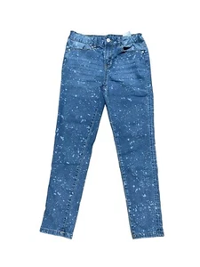 Calvin Klein Girls Ultimate Skinny Fit Stretch Denim Jeans Laguna Bleach 14 Kids - Picture 1 of 9