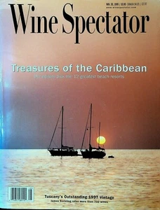 Wine Spectator Magazine November 30 1999 Caribbean Paolo de Marchi - Picture 1 of 3
