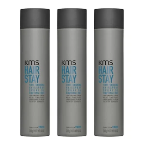 KMS HAIRSTAY FIRM FINISHING SPRAY 300 ML X 3 HAIR STAY - Picture 1 of 3