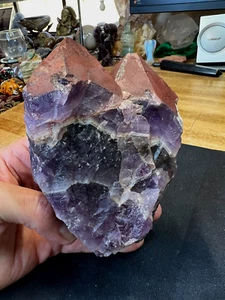 Auralite 23 Amethyst Crystal Gemstone Natural Healing Laser Points Specimens 503 - Picture 1 of 13