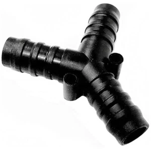 Kunststoff Y Abzweigspalter 3/4" für Wasser, Flüssigkeiten etc. Ideal für Bilgenpumpen. - Bild 1 von 1