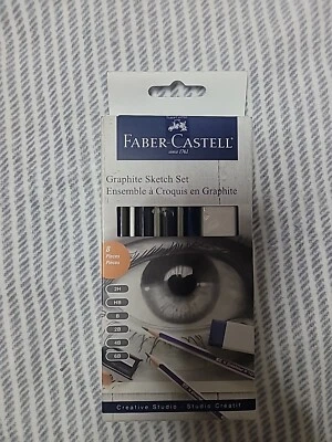 Juego de 8 bocetos de grafito Faber-Castell nuevo en caja  Foto 1 de 4