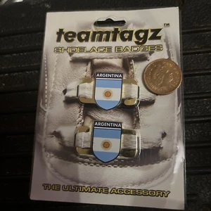 Argentina team shoelace badges-The Ultimate Accessory - Foto 1 di 9