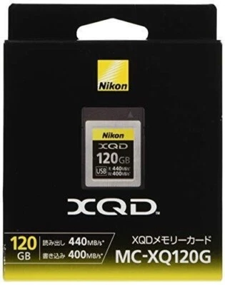 Nikon MC-XQ120G XQD Memory card 120 GB for Digital Camera Mirrorless Accessory - Image 1 of 2