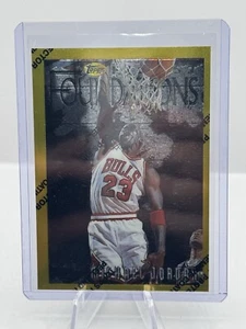 Michael Jordan 1996-97 Topps Foundations Raro #291 Chicago Bulls - Foto 1 di 2