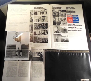 1967 Caprolan Photo & "Kit" Ryan Browns bio sheet Orig vinyl case & sales info - Picture 1 of 12