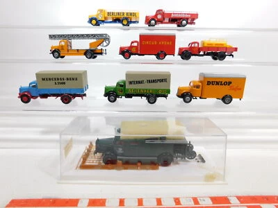 9X Brekina 1:87/H0 LKW MB: 4011+4423+SHELL+KINDL+CIRCUS KRONE Ecc #CA393-0,5 - Immagine 1 di 4