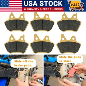 For 2000-2007 Harley Davidson FLHRCI FLHRi FLHR Road King Front&Rear Brake Pads - Bild 1 von 10
