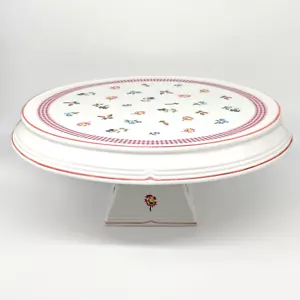 Villeroy & Boch Kuchenständer Petite Fleur 14" Standfuß Serviertablett Platte 1748 - Bild 1 von 9