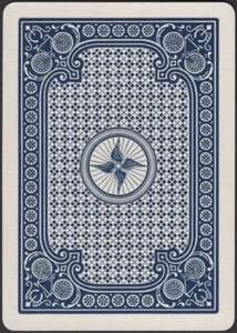 Playing Cards Single Card Old Antique Wide  USPC BICYCLE 808  No.62 RACER No.2 A - Picture 1 of 3