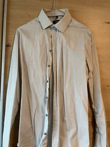 Seidensticker Herrenhemd Grau gemustert 38/S tailored fit- wie neu! - Bild 1 von 5