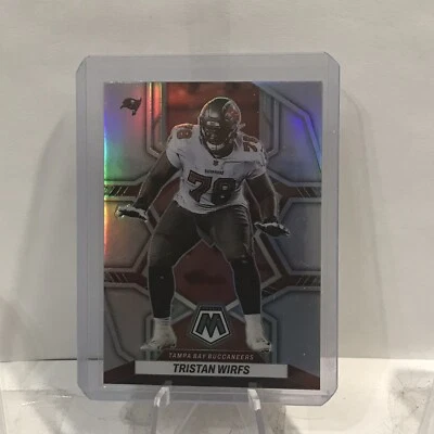 Tristan Wirfs 2022 Panini Mosaic Silver Prizm Tampa Bay Buccaneers - Image 1 of 2