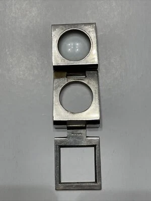 Ancienne loupe binoculaire pliante Made in France - Photo 1/4