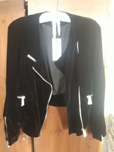 next black velvet blazer
