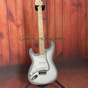 Guitarra Eléctrica ST para Zurdos Cuerpo Sólido Cromo Herrajes Blancanieves Envío Rápido - Imagen 1 de 7