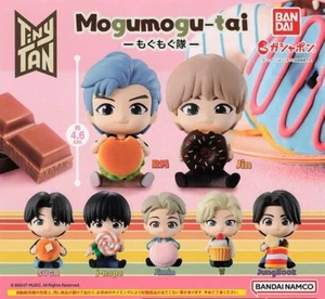 BTS TinyTAN Mogu-Mogu-Tai Soft Mini Doll All 7 Types Complete SET Bandai Namco - Picture 1 of 4
