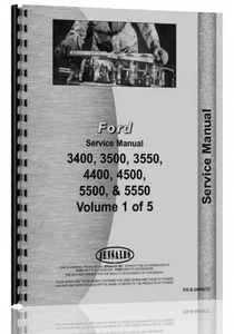 Ford 3400 3500 3550 4400 4500 5500 5550 Industrial Tractor Service Manual - Bild 1 von 1
