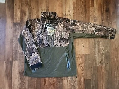 Drake Waterfowl EST Guardian Flex 1/4 Zip Wading Jacket XL Realtree Timber Shell - Image 1 of 4