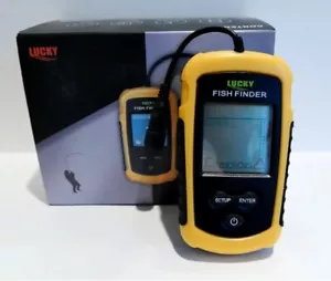 LUCKY Kayak Portable Castable Fish Depth Finder FFC1108-1 Pre-Owned Works Great - Picture 1 of 3