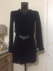LM Lulu Velvet Mini Dress - Picture 1 of 4