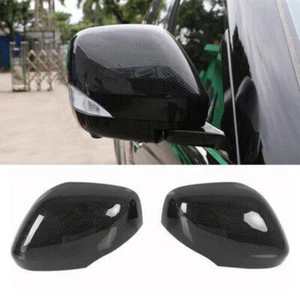 For Nissan Armada 2017-2023 Carbon Fiber Side Rearview Mirror Caps Cover trim - Foto 1 di 8
