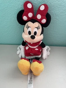 Minnie Mouse Plush Disney Store 15” Polka Dot Red Dress with Disney Tags - Picture 1 of 4