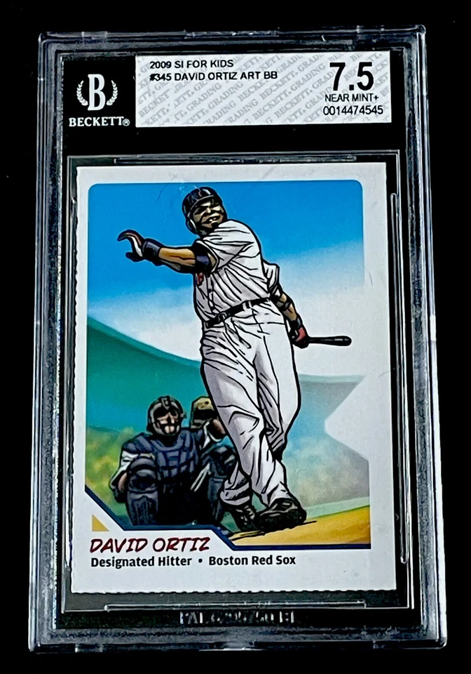 DAVID ORTIZ RARE Red Sox MLB Sports Illustrated for Kids 2009 SI Papi BGS 7.5 - Image 1 of 2