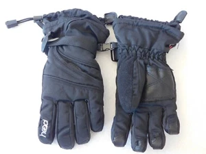 HEAD GLOVES BLACK NYLON WINTER SKI GIRL'S BOY'S YOUTH SIZE MEDIUM 10 12 - Picture 1 of 8