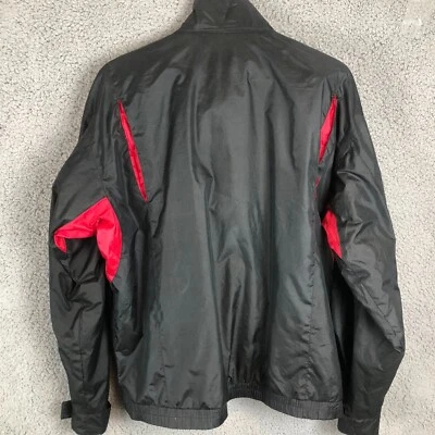 Vintage Wilson Mens Black Red Windbreaker Full Zip Windbreaker Size L Essentials - Image 1 of 4