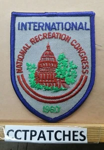 NATIONAL RECREATION CONGRESS INTERNATIONAL 1960 PATCH - Picture 1 of 2