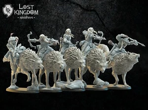 /9th Age Impression 3D Gobelins cavaliers avec arcs - Picture 1 of 2